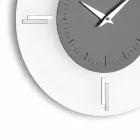 Round Wall Clock in Methacrylate and Aluminium Made in Italy - Syria Viadurini