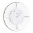 Round Wall Clock in Methacrylate and Aluminium Made in Italy - Syria Viadurini