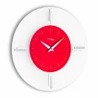 Round Wall Clock in Methacrylate and Aluminium Made in Italy - Syria Viadurini