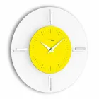 Round Wall Clock in Methacrylate and Aluminium Made in Italy - Syria Viadurini