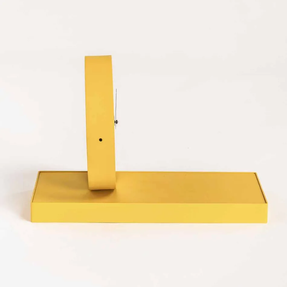 Swivel Table Clock with Steel Mirror Made in Italy - Meritorious Viadurini