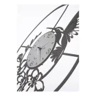 Iron Clock with Hummingbird Decoration Made in Italy - Virgin Viadurini