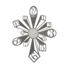 Iron Clock with Particular Optical Effect Made in Italy - Wheel Viadurini