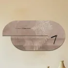 Wooden Clock with Heron Print Made in Italy - Palau Viadurini
