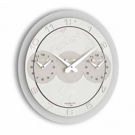 Contemporary wall clock Dininho Tris Viadurini