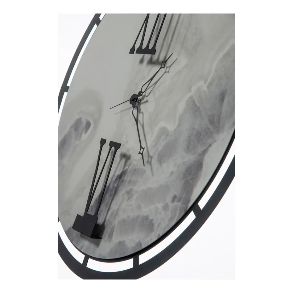 Clock Made of Iron with 3 Hands Made in Italy - Star Viadurini