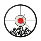 Clock Made of Iron with Fallen Numbers Made in Italy - Aries Viadurini