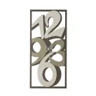 Clock Made of Iron with Large Numbers Made in Italy - Aquarium Viadurini