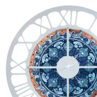 Clock Made of Iron in 3 Different Finishes Made in Italy - Wheat Viadurini