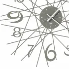 Round Iron Design Wall Clock Made in Italy - Kombo Viadurini