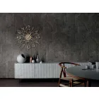 Round Iron Design Wall Clock Made in Italy - Kombo Viadurini