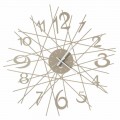 Round Iron Design Wall Clock Made in Italy - Kombo