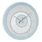 Round Clock in High Density Semi-Foamed PVC Made in Italy - Creative Viadurini