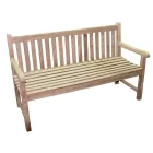 3 Seater Garden Bench Made of Teak Wood - Shelter Viadurini