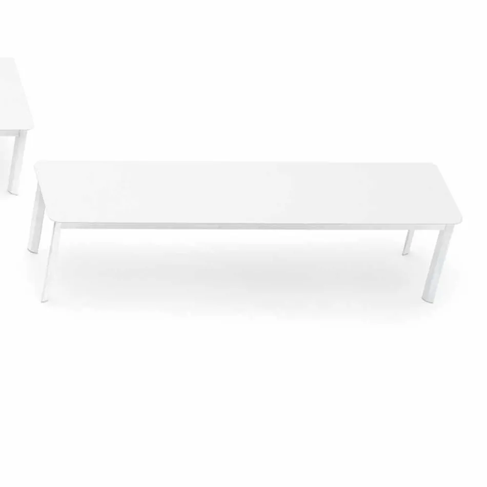 Varaschin System outdoor bench in design painted aluminium Viadurini