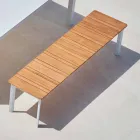 Varaschin System outdoor bench in design painted aluminium Viadurini