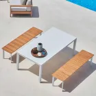 Varaschin System outdoor bench in design painted aluminium Viadurini