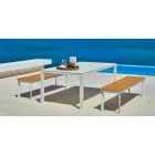 Varaschin System outdoor bench in design painted aluminium Viadurini
