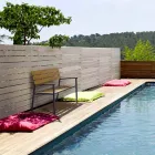 Garden Bench with Structure in Anthracite Aluminium, Homemotion - Isotta Viadurini