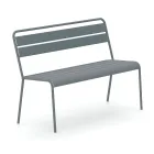 Stackable Garden Bench with Galvanized Steel Structure Made in Italy - Ralph Viadurini