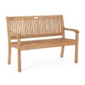 Garden Bench in Acacia Wood for Outdoor 2 or 3 Seater Design - Roxen