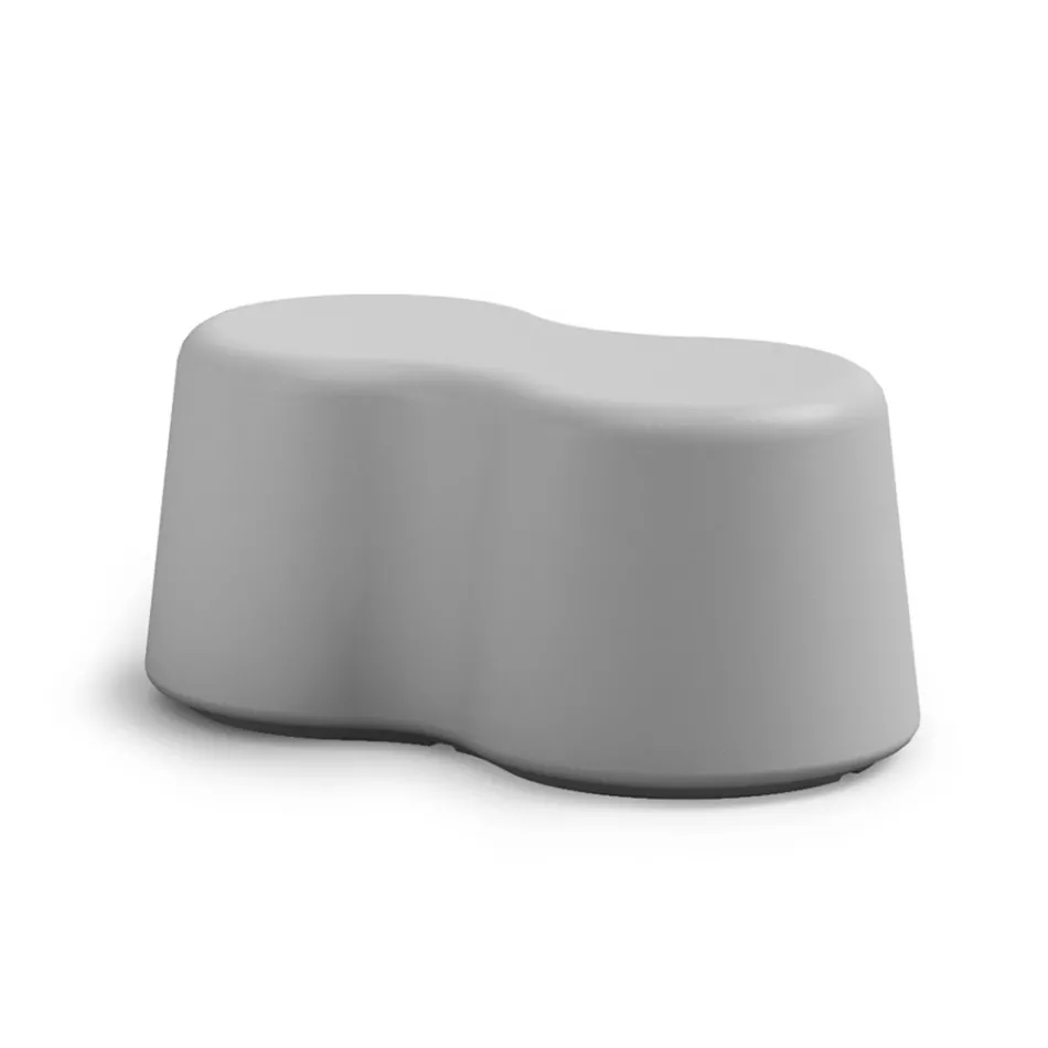 Wavy Indoor Bench in Colored Polyethylene Made in Italy - Marion Viadurini