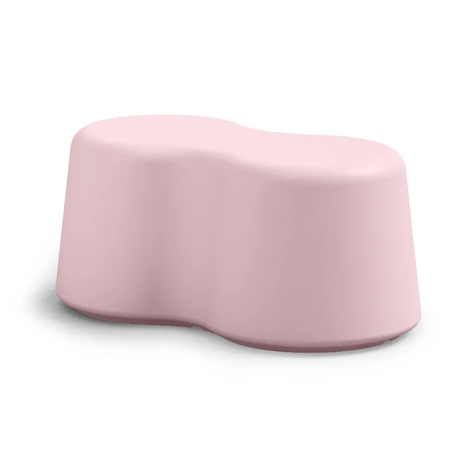 Wavy Indoor Bench in Colored Polyethylene Made in Italy - Marion Viadurini