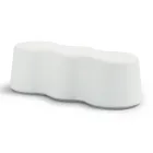 Wavy Indoor Bench in Colored Polyethylene Made in Italy - Marion Viadurini