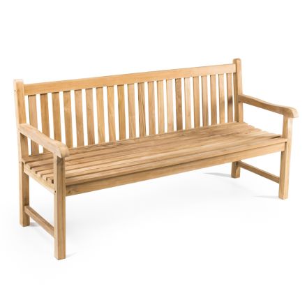 Garden Bench in Natural Teak of Various Sizes - Yggdrasil Viadurini