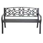 Garden Bench Made of Metal with Different Finishes - Stapler Viadurini