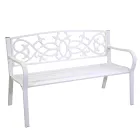 Garden Bench Made of Metal with Different Finishes - Stapler Viadurini