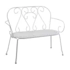 Garden Bench Made Entirely of Metal - Archive Viadurini