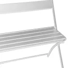 Folding Garden Bench Made of Metal - Ribbon Viadurini