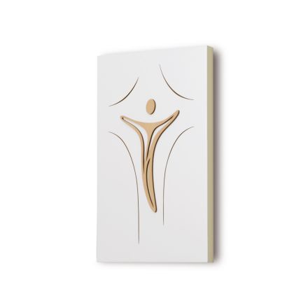 Panel depicting Jesus Laser Engraved Made in Italy - Bice Viadurini