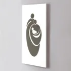 Panel Depicting the Laser Engraved Family Made in Italy - Chiaki Viadurini