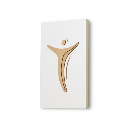 Laser Engraved Panel Depicting the Redemption Made in Italy - Dalila Viadurini