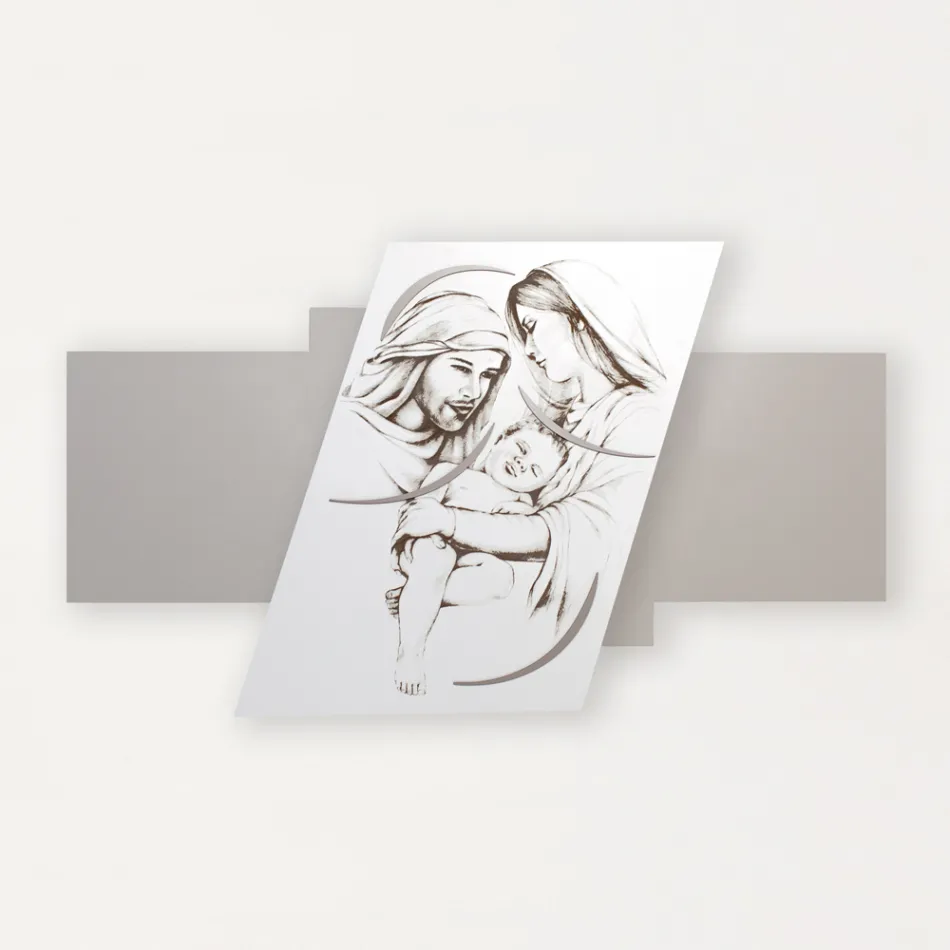 Panel with the Laser Engraved Family Made in Italy - Micky Viadurini