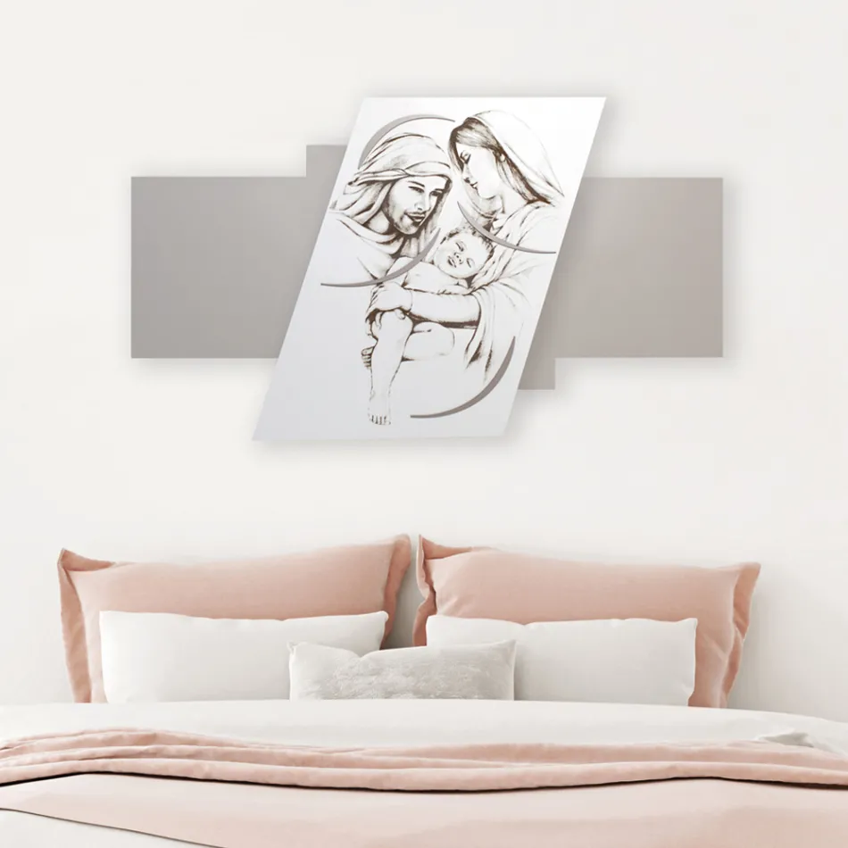 Panel with the Laser Engraved Family Made in Italy - Micky Viadurini