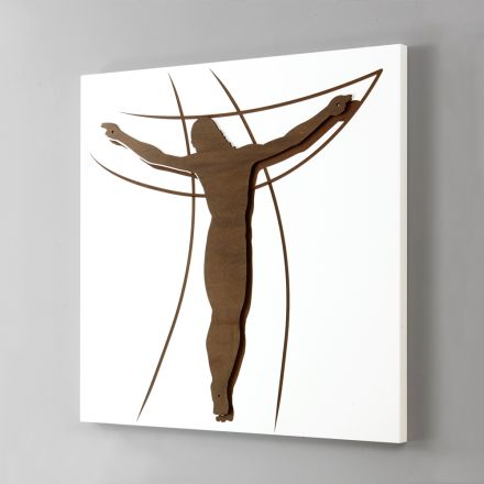 Laser Engraved Panel Depicting Passion Made in Italy - Ersilia Viadurini