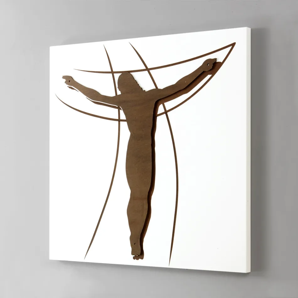 Laser Engraved Panel Depicting Passion Made in Italy - Ersilia Viadurini