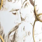 Panel Made with Laser of the Sagrada Familia Made in Italy - Elisa Viadurini