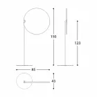 Fabric Parasol with Aluminium Structure - Emma Sunscreen by Varaschin Viadurini