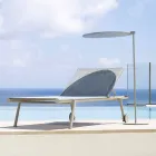 Fabric Parasol with Aluminium Structure - Emma Sunscreen by Varaschin Viadurini