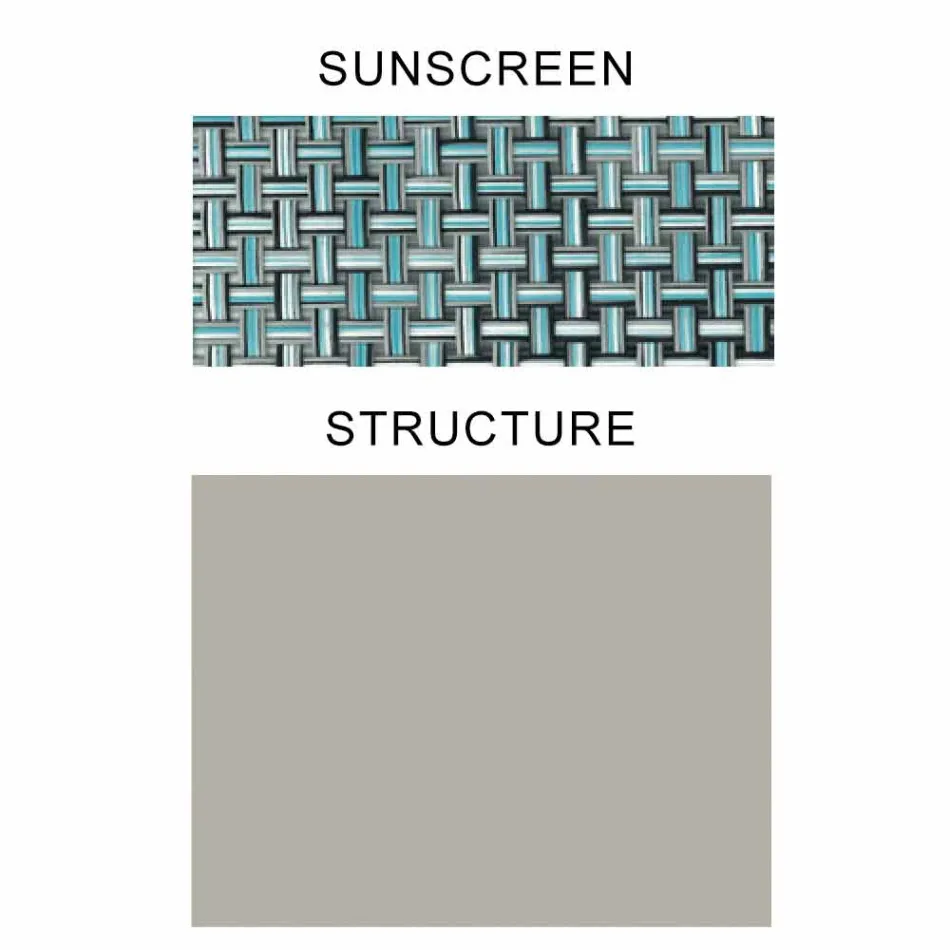 Fabric Parasol with Aluminium Structure - Emma Sunscreen by Varaschin Viadurini