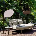 Fabric Parasol with Aluminium Structure - Emma Sunscreen by Varaschin Viadurini