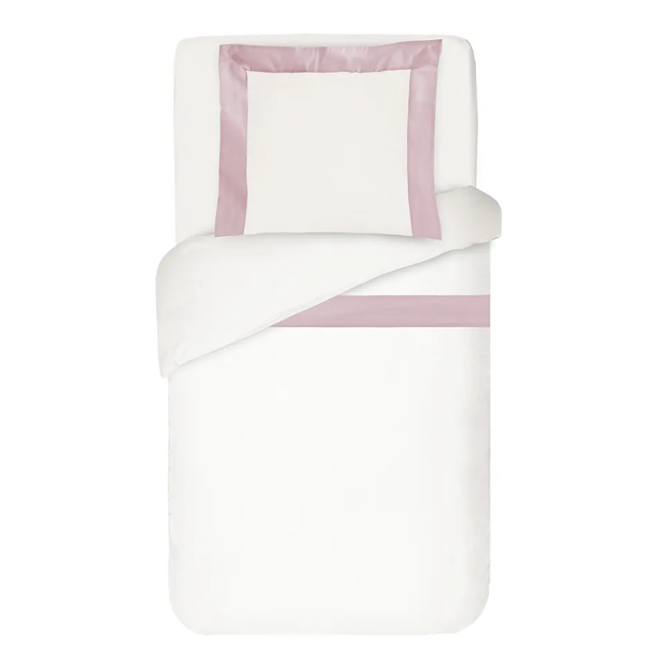 100% Cotton and 10% Cotton Satin Duvet Cover Set with 1 Pillow Case - Detail Viadurini