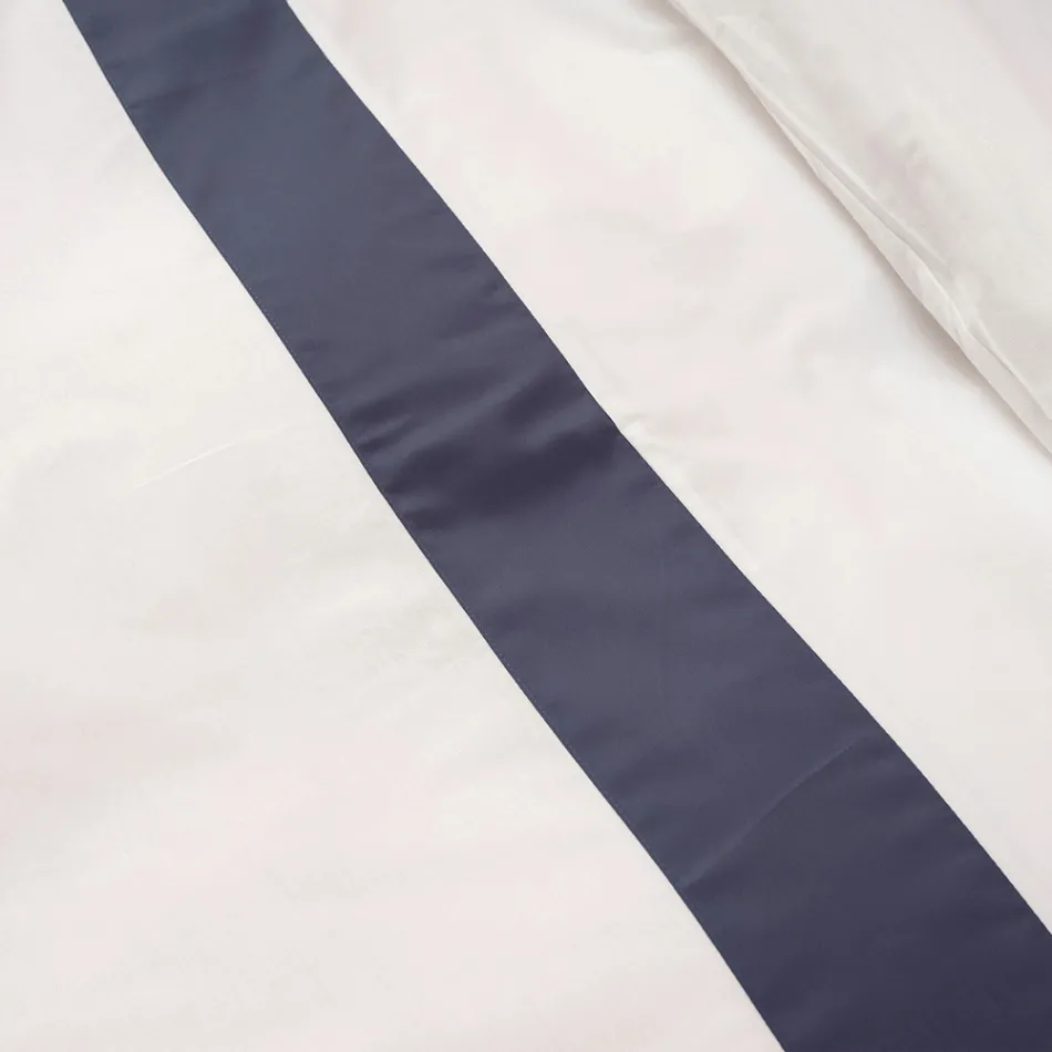 100% Cotton and 10% Cotton Satin Duvet Cover Set with 1 Pillow Case - Detail Viadurini