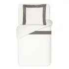 100% Cotton and 10% Cotton Satin Duvet Cover Set with 1 Pillow Case - Detail Viadurini