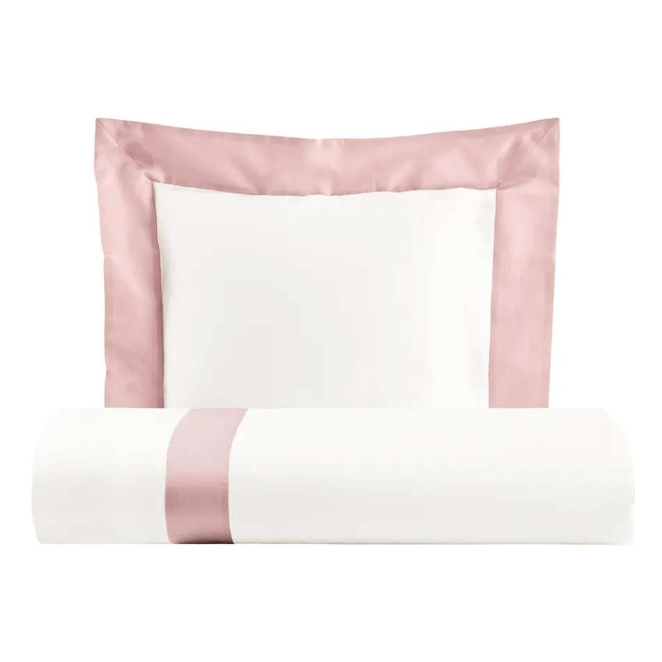 100% Cotton and 10% Cotton Satin Duvet Cover Set with 1 Pillow Case - Detail Viadurini