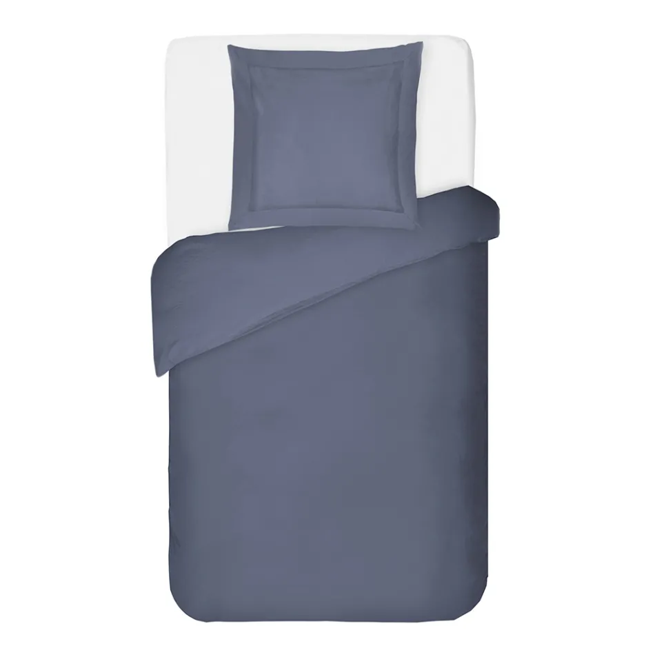 100% Cotton Satin Duvet Cover Set with 1 Pillowcase Made in Italy - Fluffy Viadurini